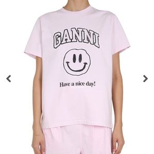Ganni Smiley T-Shirt